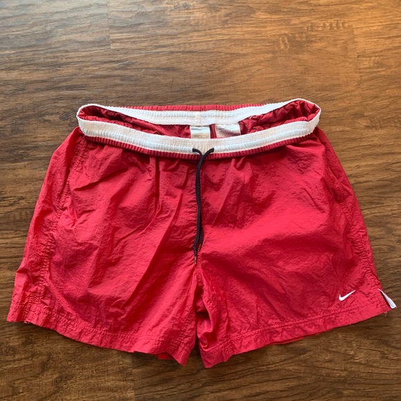 Nike Pants - Nike vintage 90s burgundy gym shorts
